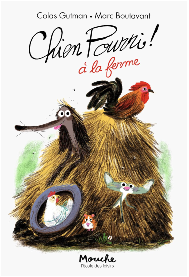 chien pourri a la ferme